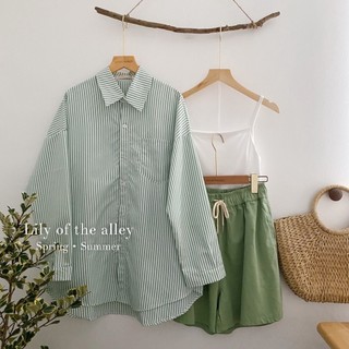 QC sơ mi kẻ sọc oversize