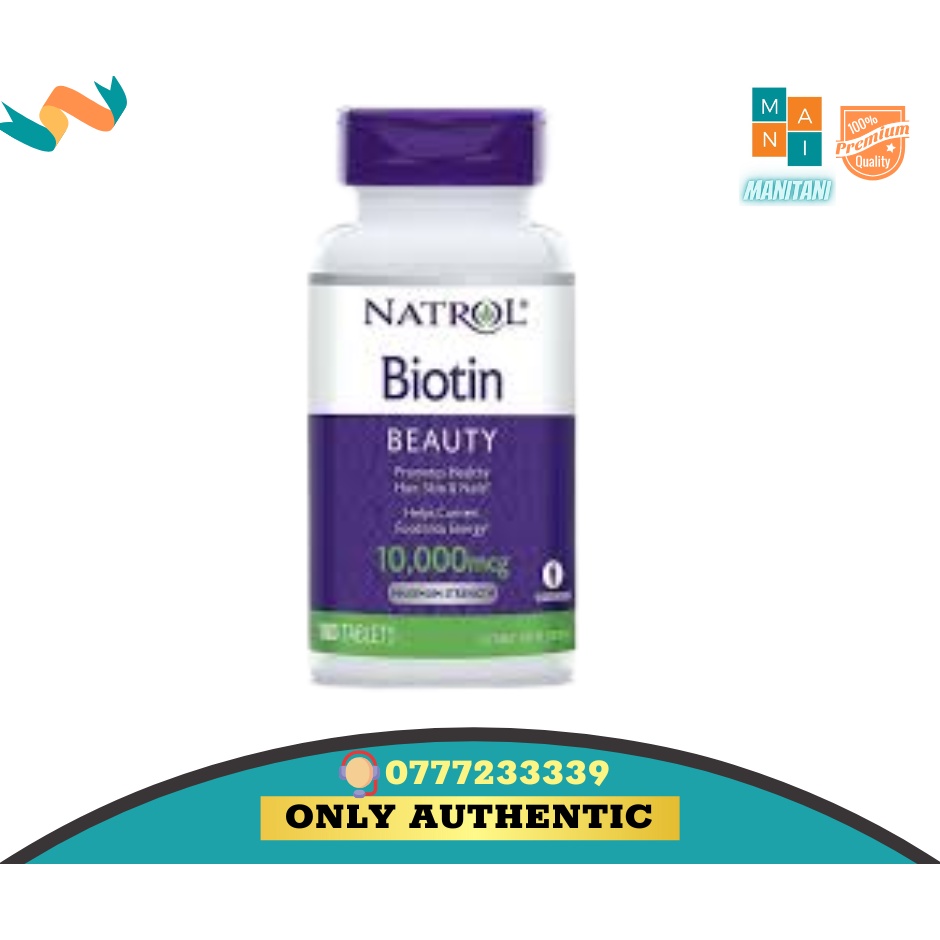 Viên Uống Hỗ Trợ Mọc Tóc Và Chống Rụng Tóc Natrol Biotin chính hãng nhập Mỹ