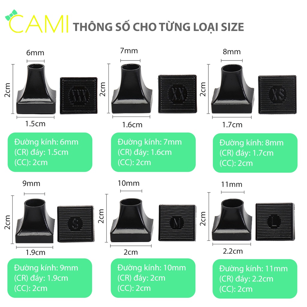 Vỏ bọc gót giày chống trượt dành cho giày cao gót, phù hợp với chị em công sở - Cami - CMPK337