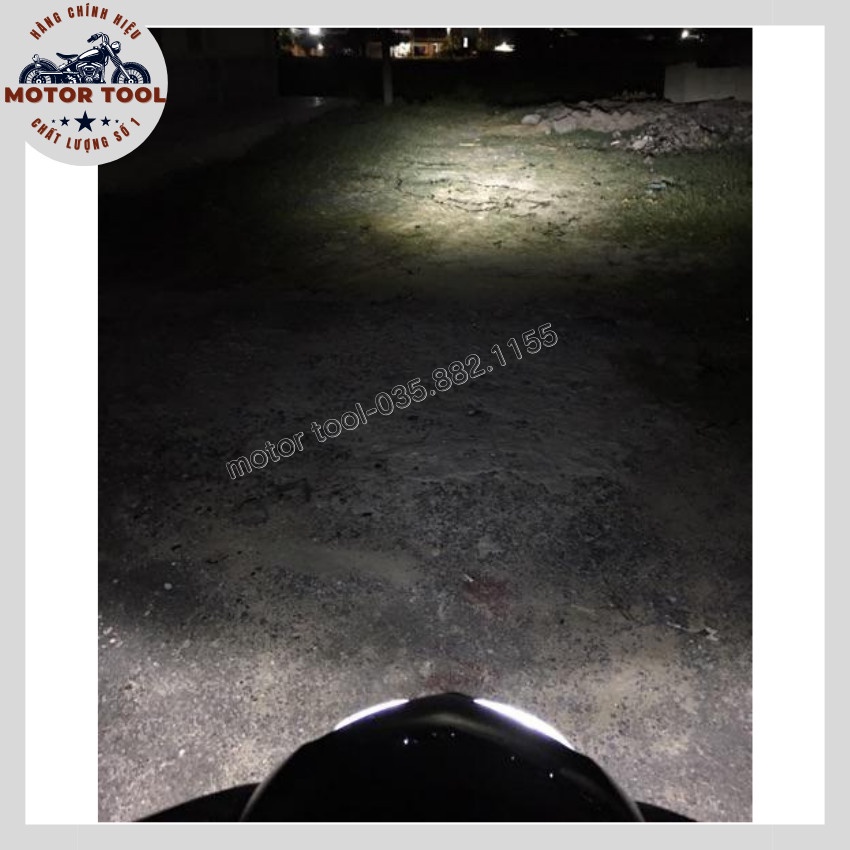 Đèn Led Xe Máy, Đèn Pha Led Chân M5 Bóng Siêu Sáng Cho Các Xe Đời Cũ