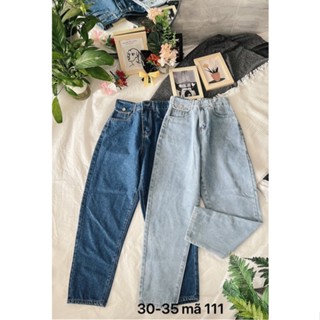 Quần Baggy Nữ Jean Có 3 Màu Lưng Cao Túi Nắp Kiểu Bigsize Đến 80kg Siêu Dễ Thương Ms111
