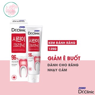 Kem đánh răng ngừa ê buốt 2080 dr.clinic sensitive care toothpaste dành cho răng nhạy cảm 125g