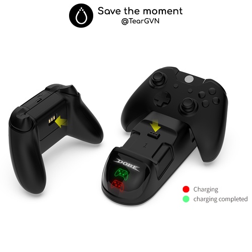 Dock sạc tay cầm và pin, cáp sạc DOBE cho Xbox One / Xbox One SX / Xbox Series SX