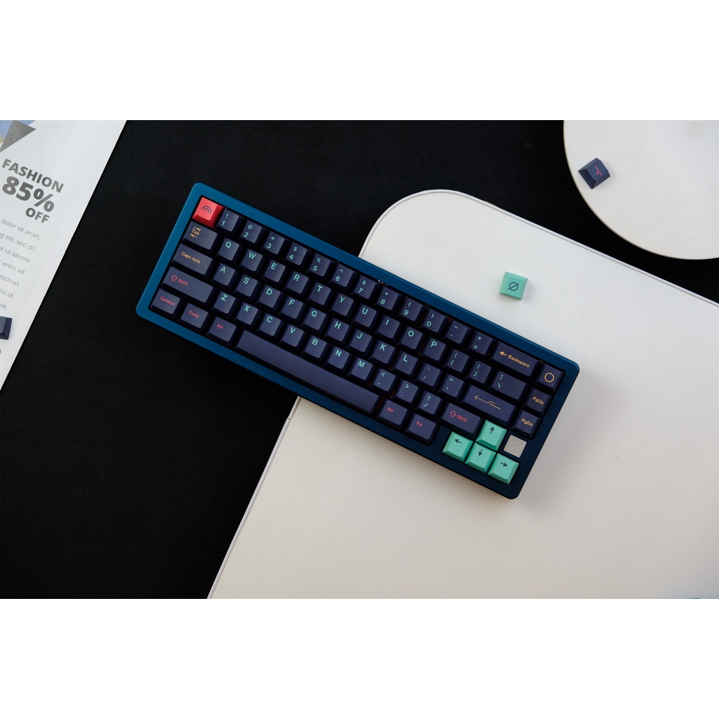 GMK Metropolis Keycap, 129 phím Keycaps PBT Cherry Profile DYE-SUB Cá nhân hóa Keycaps GMK cho bàn phím cơ