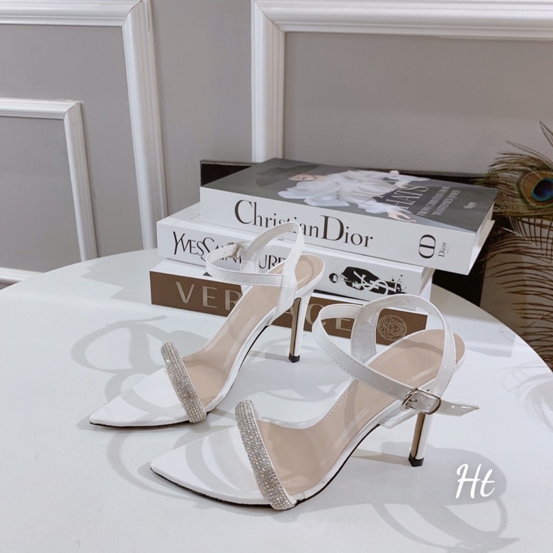 ☘️ Sangdal cao gót 9cm quai đá mũi nhọn. hàng có sẵn