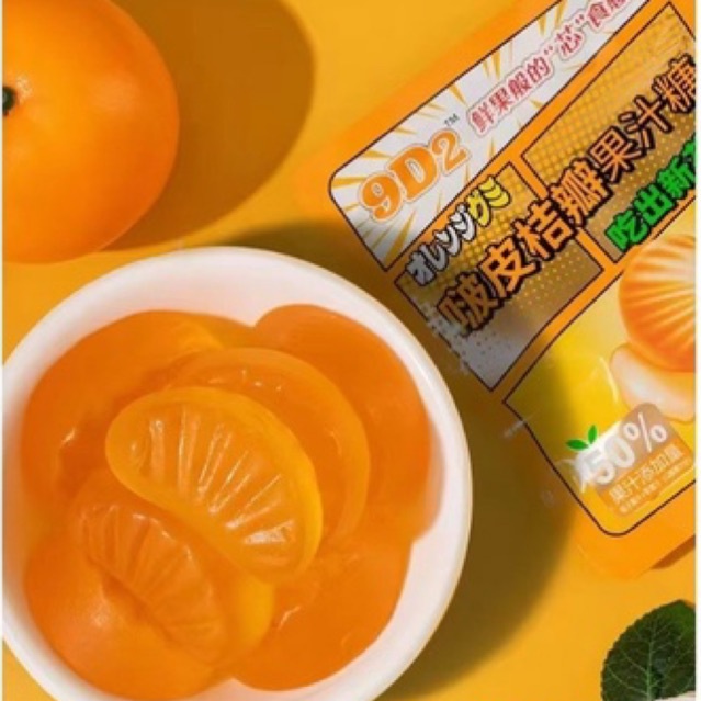 Kẹo dẻo me - cam🍊 - sầu riêng - đào trắng 🍑 bóc hot hit