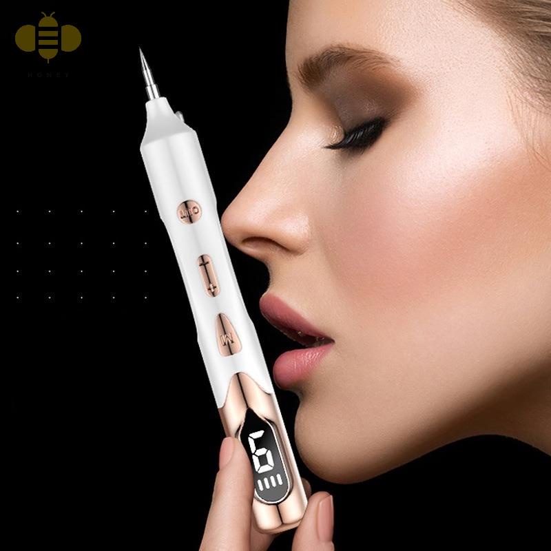 ✔✤●HÀNG CÓ SẴN  Máy xóa vết thâm trên da mặt LCD 9 cấp Xóa nốt ruồi Xóa hình xăm Laser Plasma Pen Máy trị