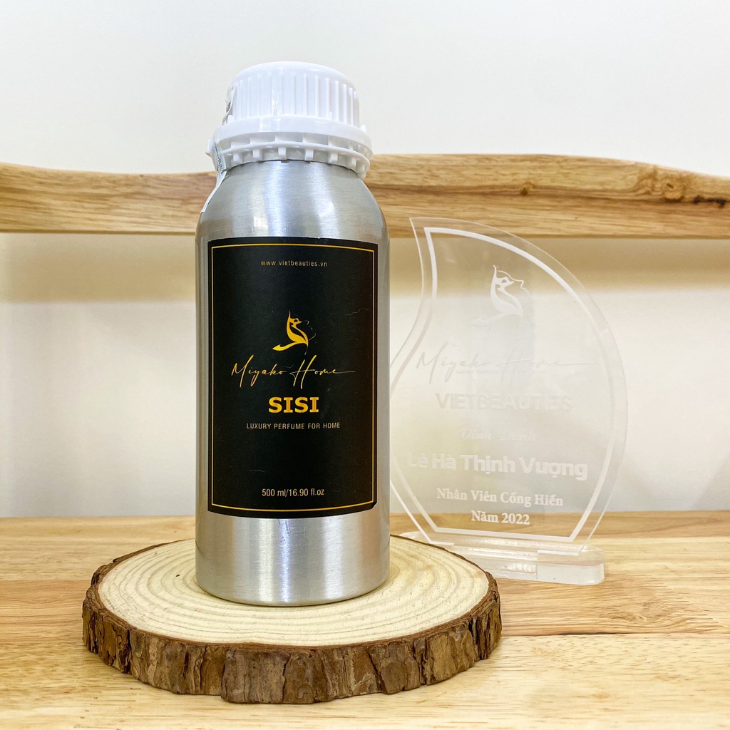 Tinh dầu thơm phòng MIYAKO HOME chai nhôm siêu tiết kiệm, tinh dầu nước hoa khuếch tán