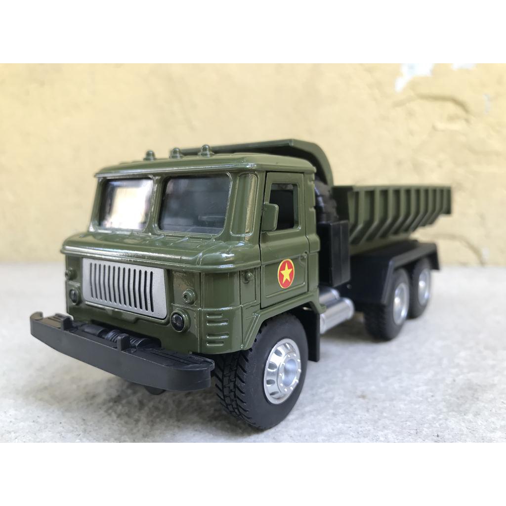 Mô hình xe Quân đội Gaz 66 tải ben 1:36
