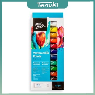 Set màu nước Mont Marte 12 màu 12ml