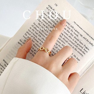 Nhẫn Titan Mắt Xích | CHOU ACCESSORIES |