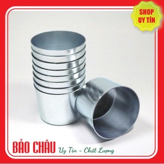 Ly nhôm , ly làm đá nhôm bỏ tủ lạnh đủ size từ 8cm đến 12 cm