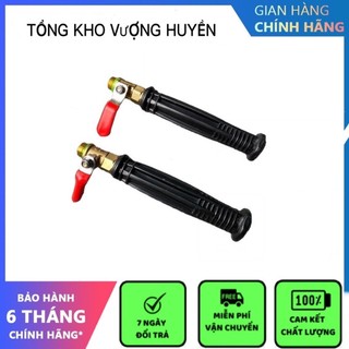 Tay cầm van khoá 2 đầu đồng bình xịt điện - máy xịt rửa xe