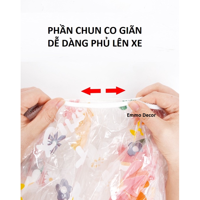 Bạt phủ xe máy áo trùm phủ bọc che mưa gió bụi vô cùng gọn nhẹ, dễ lắp đặt, sạch sẽ, không mùi