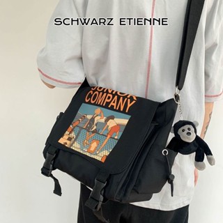  Schwarz ETIENNE Ba Lô Đi Học Phong Cách harajuku Nhật Bản Đơn Giản Cho Nam 
