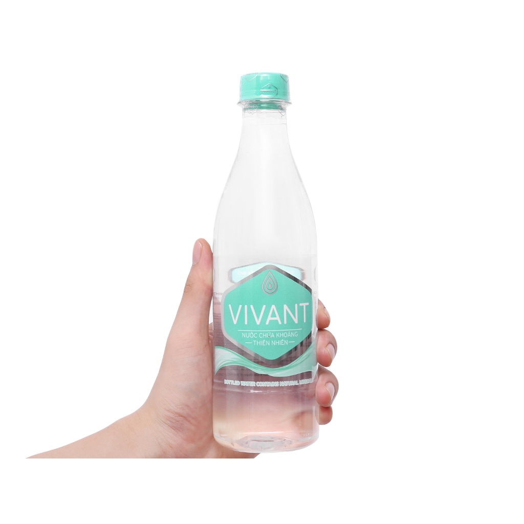 Thùng 24 chai nước khoáng VĨNH HẢO VIVANT 500ml / Lốc 6 chai nước khoáng VĨNH HẢO VIVANT 500ml