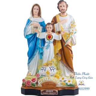 Tượng Công Giáo - Tượng Gia Đình Thánh Gia Composite 50cm