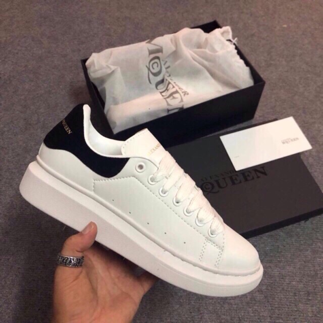 Giày Sneaker Thời Trang MQ Gót Đen Sc