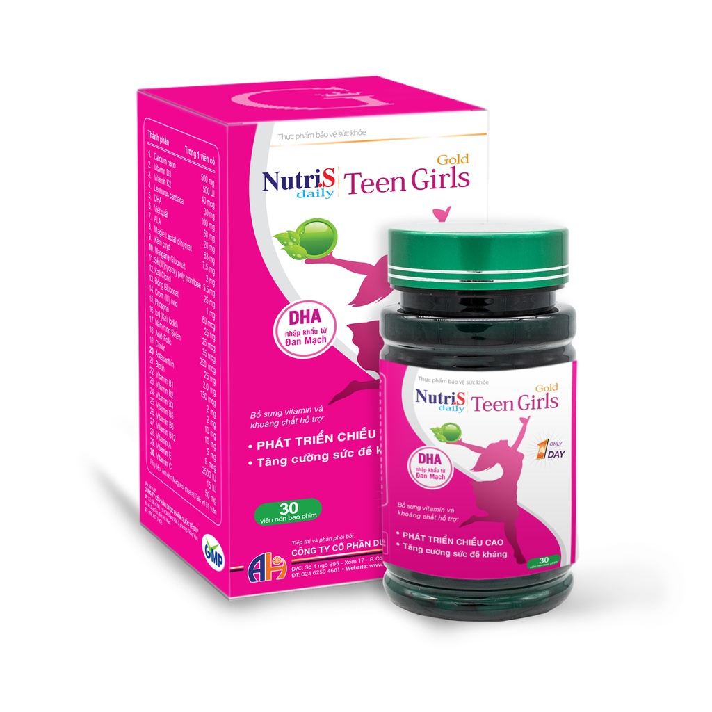 Tăng chiều cao NutriS daily teenboy- teengirl chuyên biệt nam nữ
