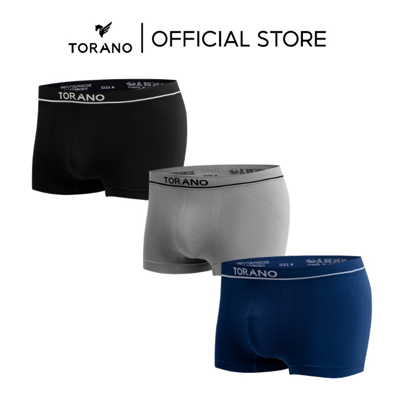 Quần Lót nam Boxer Torano Cao Cấp Men's UnderWear, Quần Sịp Nam Đùi vải Coton Siêu Đẹp