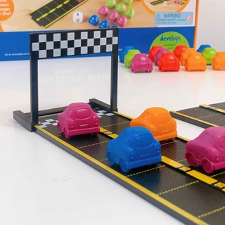 [Hàng nhập khẩu Mỹ] Bộ học toán cùng trò chơi đường đua - Mini Motor Math Activity Set -Learning Resources