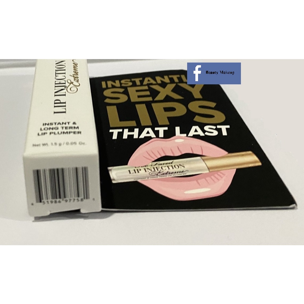 Son Too Faced lip injection extreme trial size dưỡng môi làm dày môi