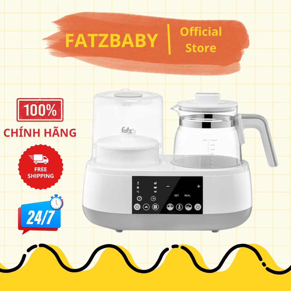 Máy Hâm Sữa, Hâm Cháo, Nấu Cháo, Tiệt Trùng Và Đun Nước FATZ MULTIMAX 1 - FB9002SJ - Bảo hành 12 tháng