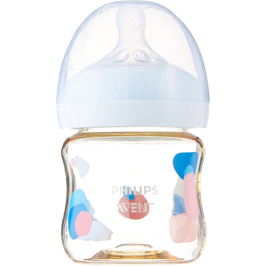 Bình sữa Philips Avent PPSU thiết kế tự nhiên 125ml cho trẻ từ 1 tháng tuổi SCF581.10 SCF582.10