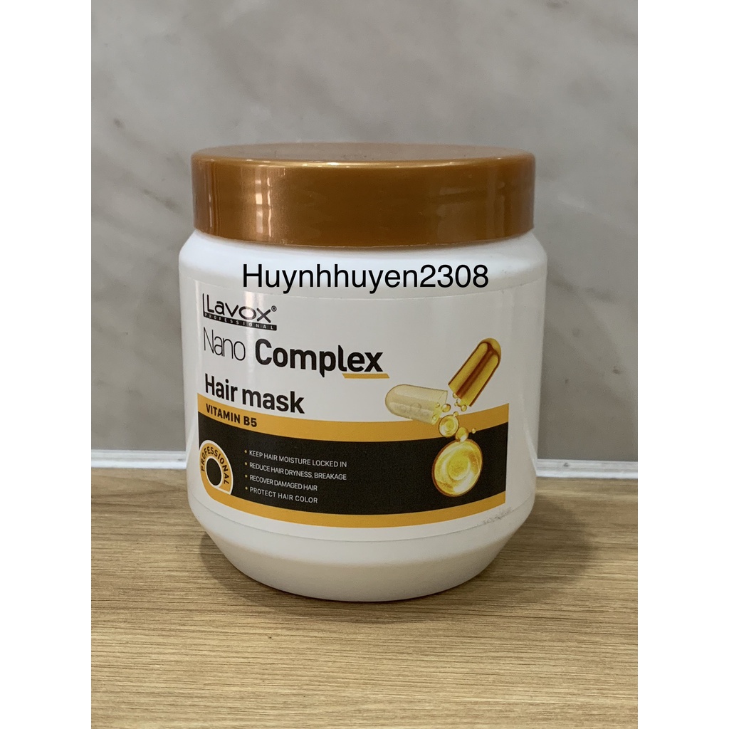 Hấp dầu phục hồi tóc Collagen_Nano Lavox_500ml.