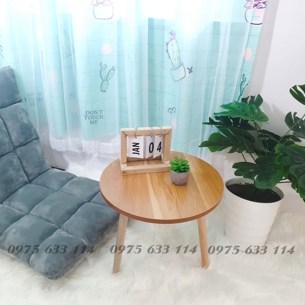 Bàn trà sofa 💜FREESHIP💜 Bàn gỗ ngồi bệt MINI 40*40 phong cách hiện đại, decor phòng ngủ siêu xinh | BigBuy360 - bigbuy360.vn