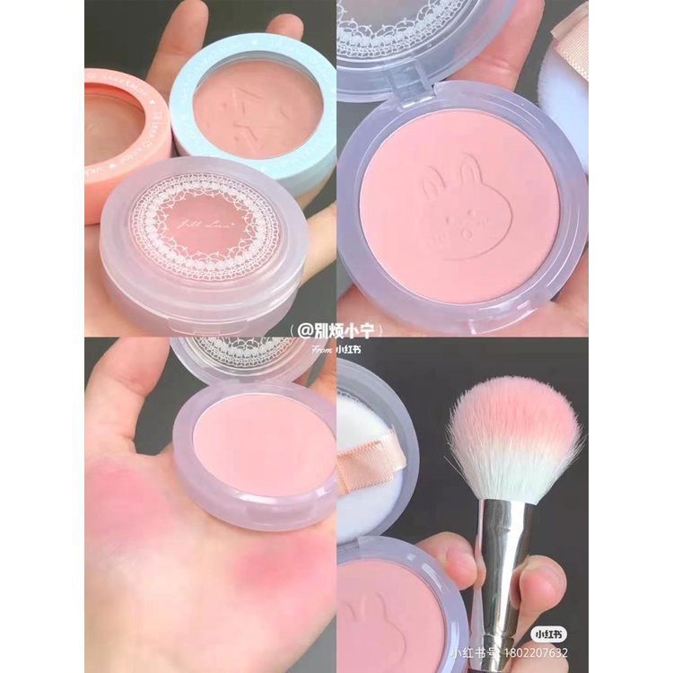 Phấn Má Hồng Màu Đào Lấp Lánh Chất Lì Chống Thấm Nước Làm Sáng Da  Nội Địa Trung