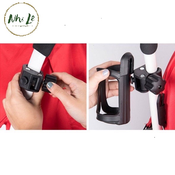 Giá kẹp bình sữa / bình nước treo xe đẩy/ xe đạp/ cho mẹ và bé tiện lợi