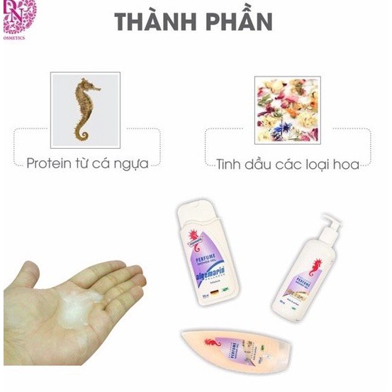 Sữa tắm trắng da dưỡng thể cá ngựa Algemarin Perfume chai vòi 500ml Đức- Nhập khẩu chính hãng-Good1.vn