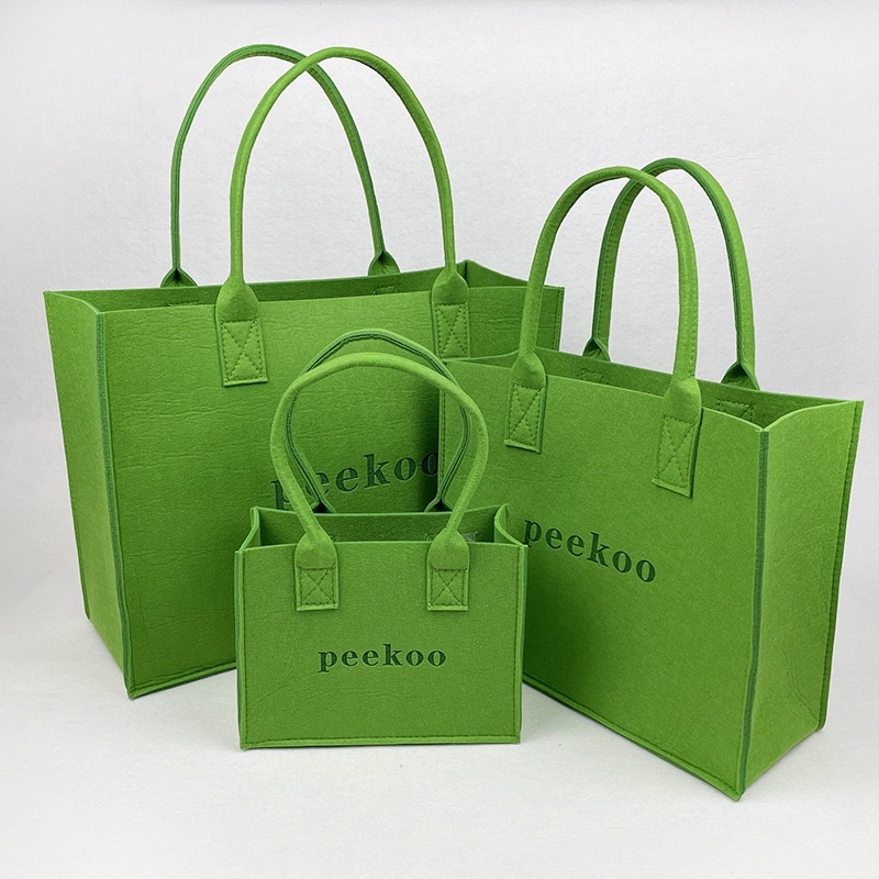 SALE -Túi Xách TOTE Xanh Lá PEEKOO Hot Trend 2022