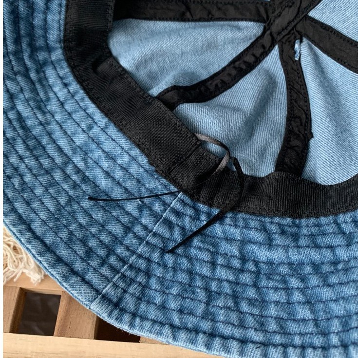 Mũ bucket Jean trơn, nón bo tròn thời trang, M111