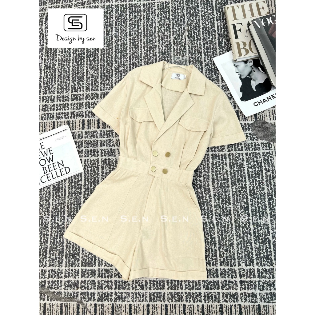 Jump cổ vest cúc eo - 𝗗𝗲𝘀𝗶𝗴𝗻 𝗯𝘆 𝗦𝗲𝗻 ❣️ | BigBuy360 - bigbuy360.vn