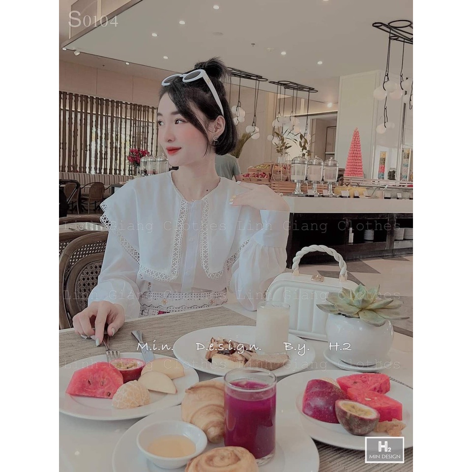 Áo Sơ Mi Nữ Thắt Nơ Hai Lớp Xịn Xò Áo Sơ Mi Kiểu Cổ Nơ Tiểu Thư Cá Tính 💖 Hàng Loại 1💖 - Áo sơ mi nữ kiểu Hàn Quốc bánh