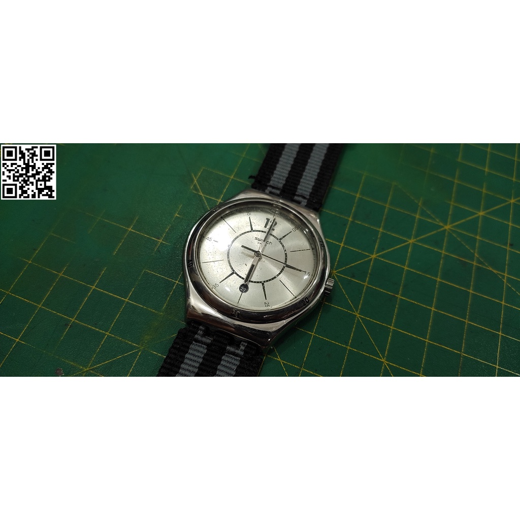 Đồng hồ Nam S.W.A.T.C.H MOONSTEP STAINLESS STEEL WATCH YWS406G