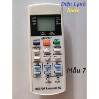 Remote máy lạnh Panasonic các loại. (Tặng kèm cặp pin).