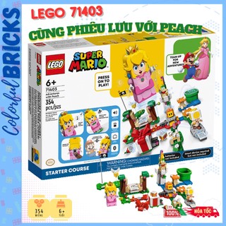 Lego 71403 - Cùng phiêu lưu với Peach- Lego Mario Chính hãng - Lego cho bé gái