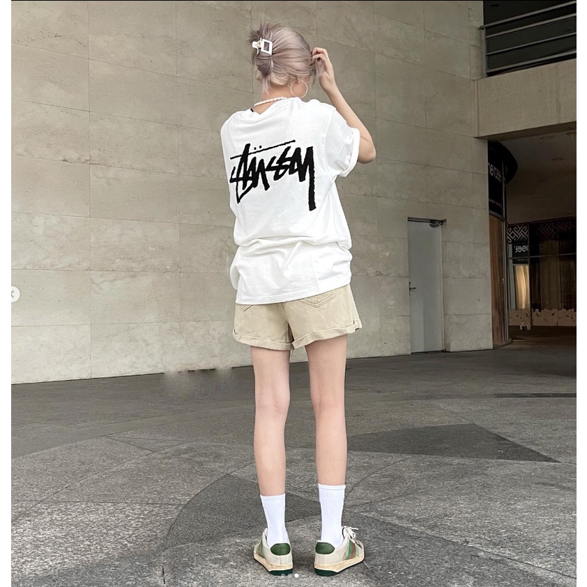 Áo thun Stussy, áo phông tay lỡ nam nữ unisex, ZOEclothing