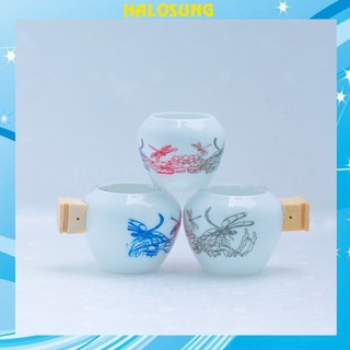 Combo 3 cóng sứ chào mào Halosung cóng cho chim ăn phụ kiện lồng chim PK117