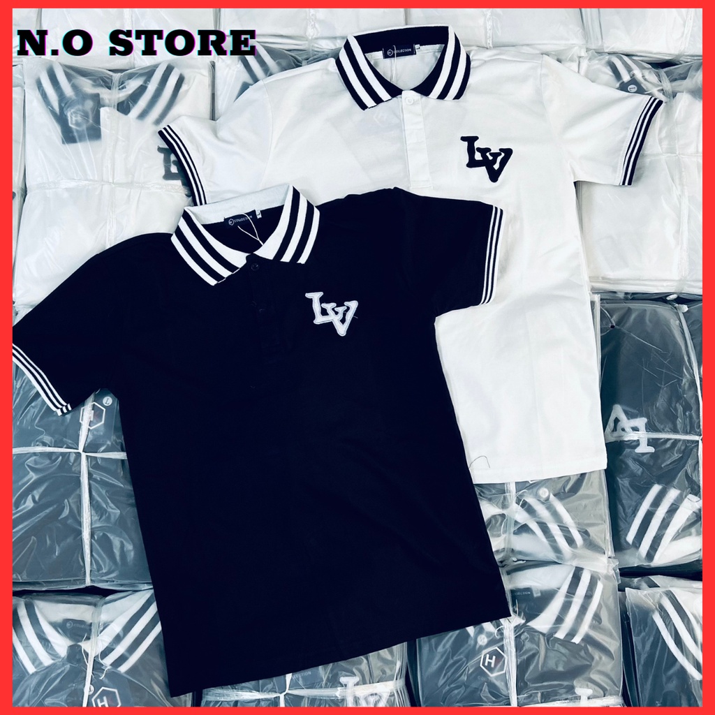 Áo thun nam có cổ tay ngắn in logo chất vải co giãn thoáng mát mẩu hót nhất hiện nay N.O_STORE