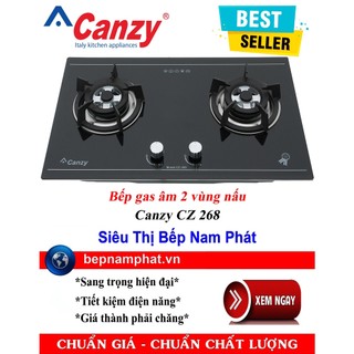 [HÀ NỘI]Bếp gas âm 2 vùng nấu Canzy CZ 268