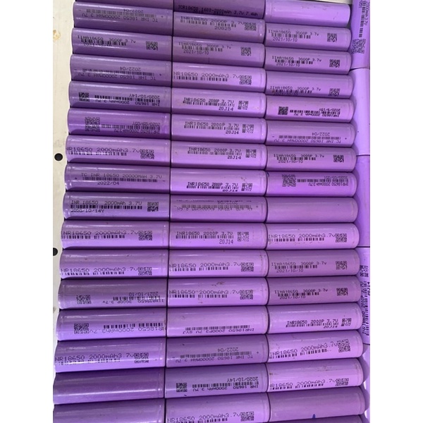 Pin lion 18650 2000mah