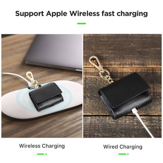 Bao Case Da Bò Dầu cho Airpods Pro 2