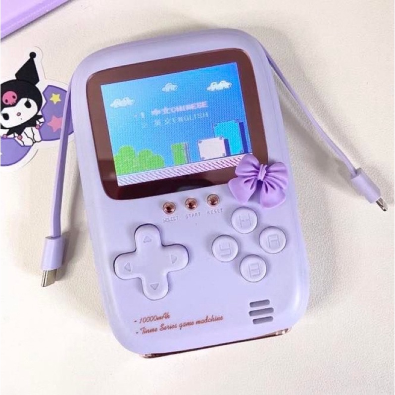 (BH 1 ĐỔI 1 2023) Máy chơi game kiêm sạc dự phòng 500 trò chơi 10000mAh có màn hình LED chính hãng - Một chút xinh