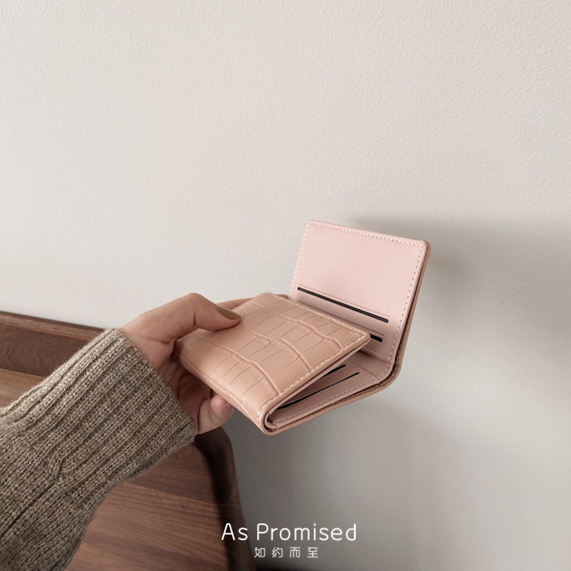 Ví nữ mini gấp gọn Amora da nhỏ gọn 01S-H