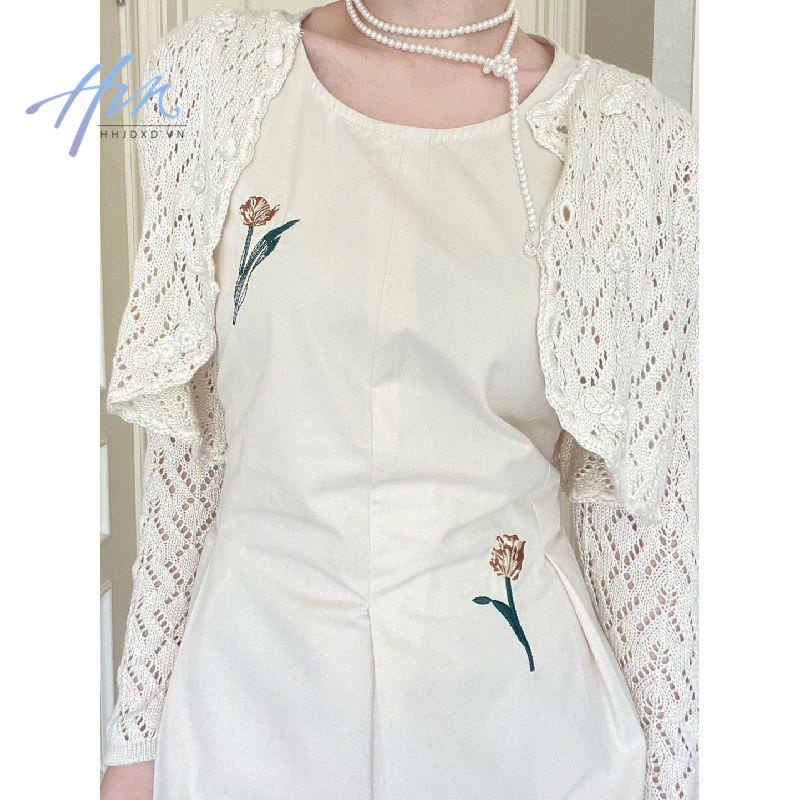 Đầm Dáng Dài Thời Trang Mùa Thu Phong Cách Hàn Quốc Dành Cho Nữ