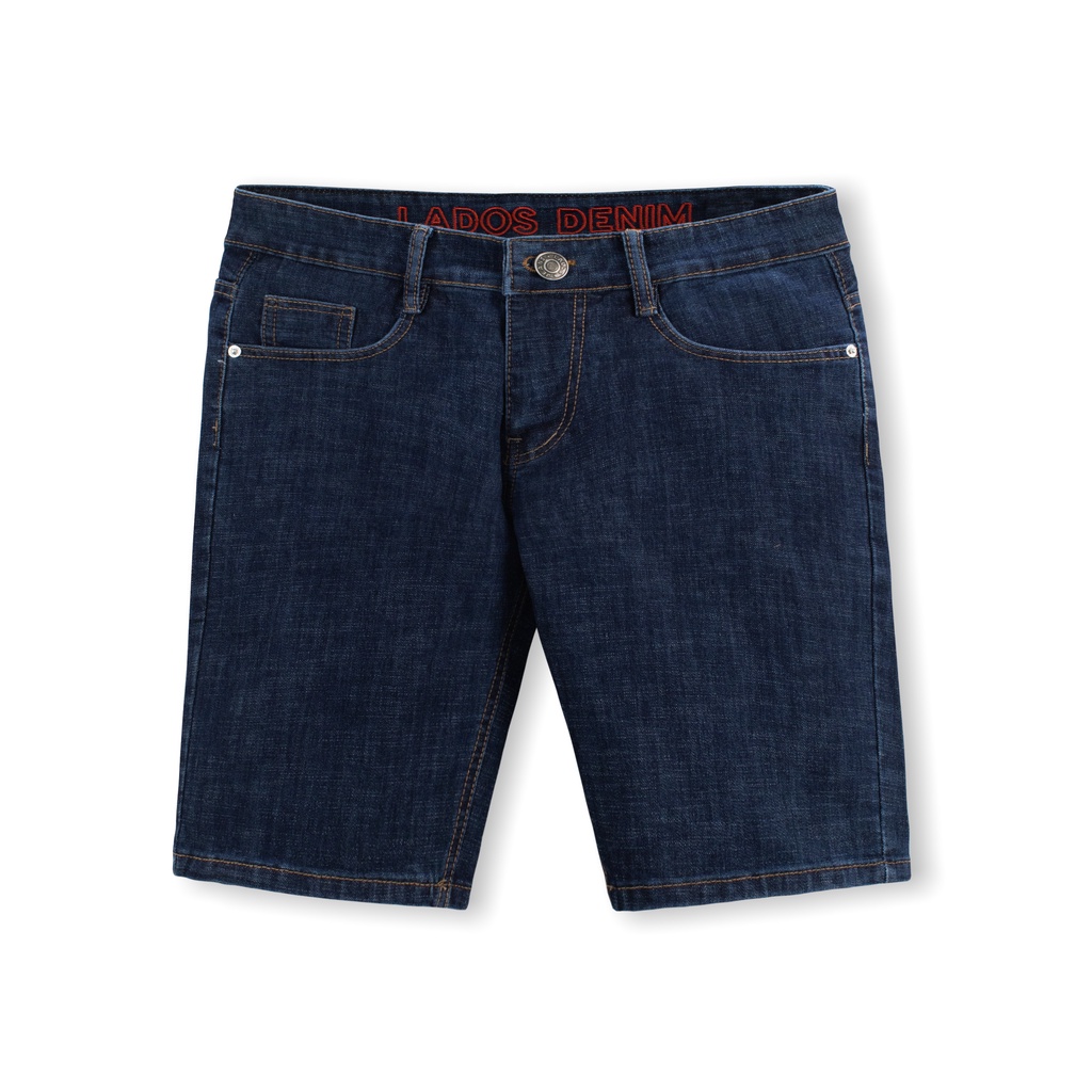 Quần short jeans nam form đẹp, chính hãng Lados - 14090 thời trang, co giãn nhẹ